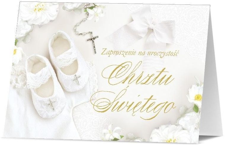 Pan Dragon, zaproszenie, Chrzest, 10 szt.