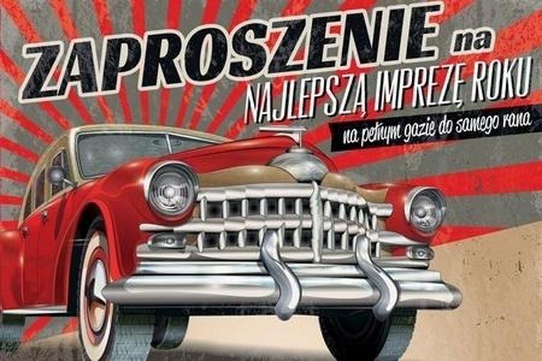 Pan Dragon, zaproszenie, Uniwersalne, 10 szt.