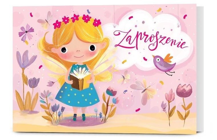 Pan Dragon, zaproszenie, Uniwersalne, 10 szt.