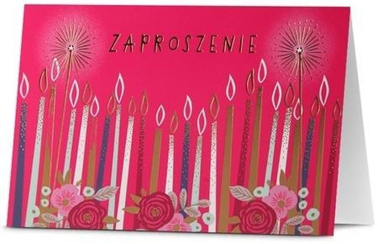 Pan Dragon, zaproszenie, Uniwersalne, 5 szt.