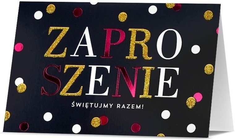 Pan Dragon, zaproszenie, Uniwersalne, 5 szt.