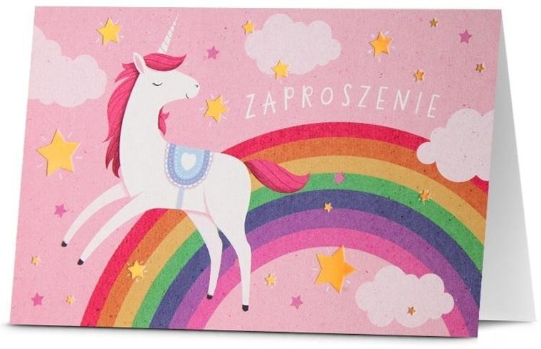 Pan Dragon, zaproszenie, Uniwersalne, 5 szt.