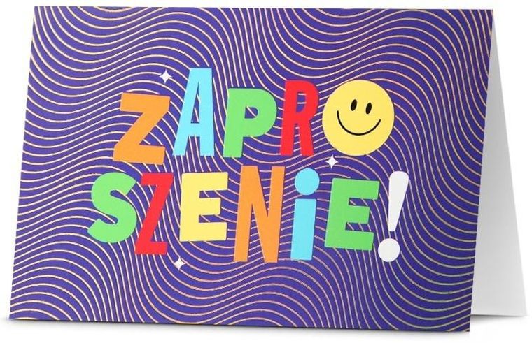 Pan Dragon, zaproszenie, Uniwersalne, 5 szt.