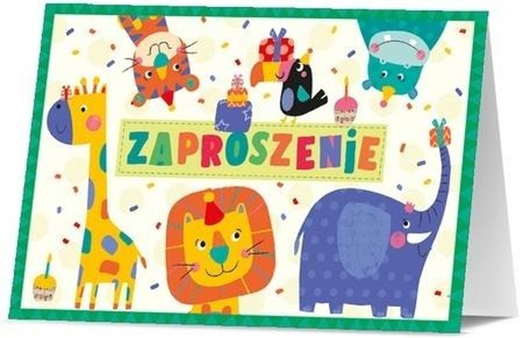 Pan Dragon, zaproszenie, Urodziny, 10 szt.