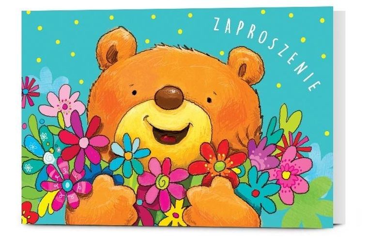 Pan Dragon, zaproszenie, Urodziny, 10 szt.