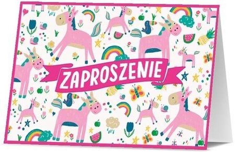 Pan Dragon, zaproszenie, Urodziny, 10 szt.