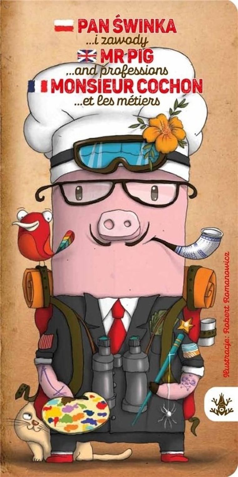 Pan Świnka i zawody. Mr Pig and professions