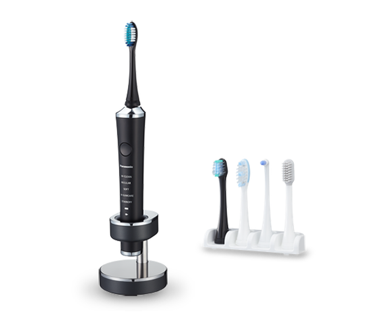 Panasonic, EW-DP52, szczoteczka soniczna, z dwoma silnikami, czarna