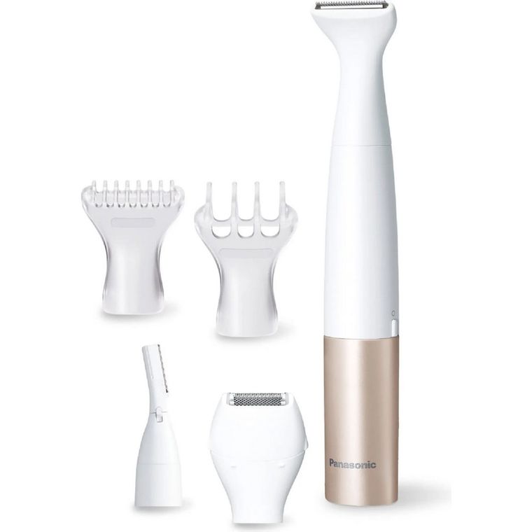 Panasonic, trymer akumulatorowy do ciała i bikini 5w1, ES-WM31-P301, biały/złoty
