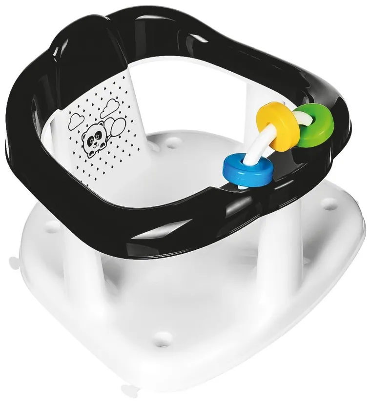 Panda, krzesełko do kąpieli, biało-czarne