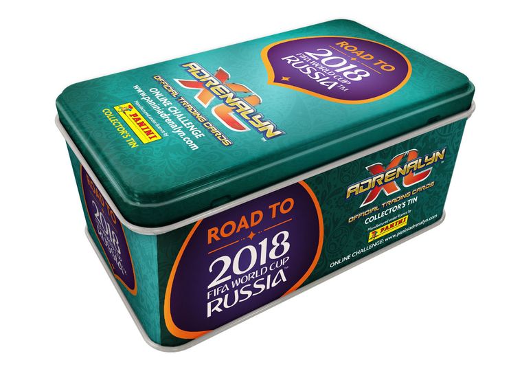 Panini, Adrenalyn XL, Road to World Cup Russia 2018, puszka kolekcjonera