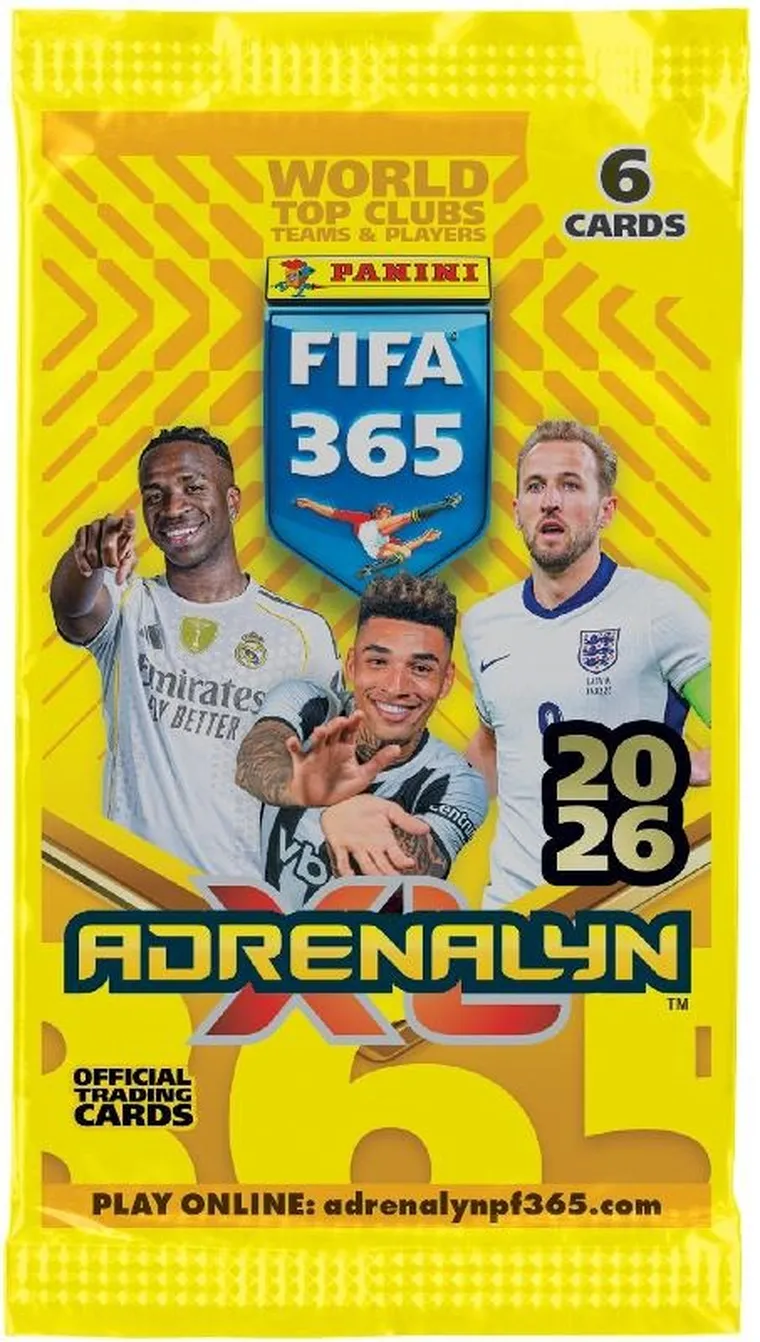 Panini, FIFA 365, Adrenalyn XL, 2026, saszetka z kartami kolekcjonerskimi, 1 szt.