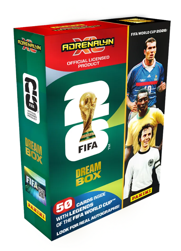 Panini, FIFA World Cup 2026, Adrenalyn XL, Dream Box z kartami kolekcjonerskimi