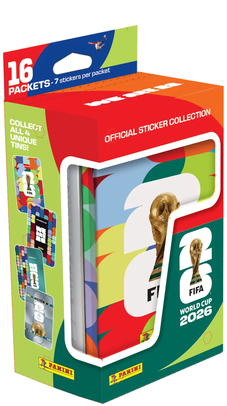 Panini, FIFA World Cup 2026, puszka z naklejkami kolekcjonerskimi, 1 szt.