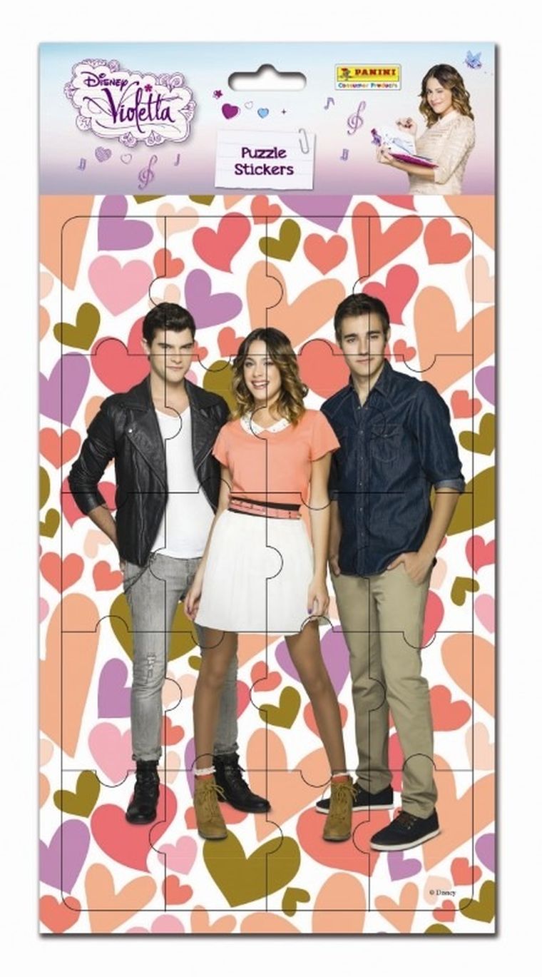 Panini, Violetta, naklejki puzzle, 20 elementów