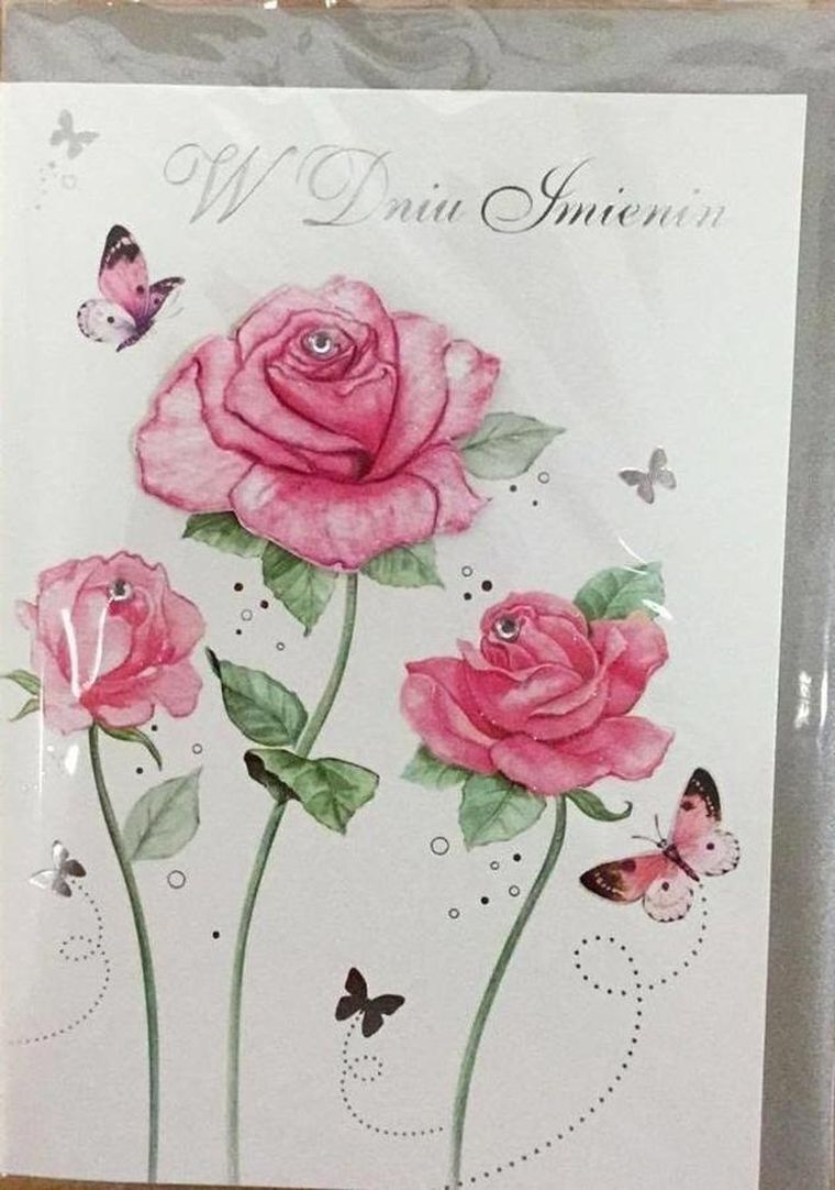 Panorama, karnet z kopertą B6, imieniny