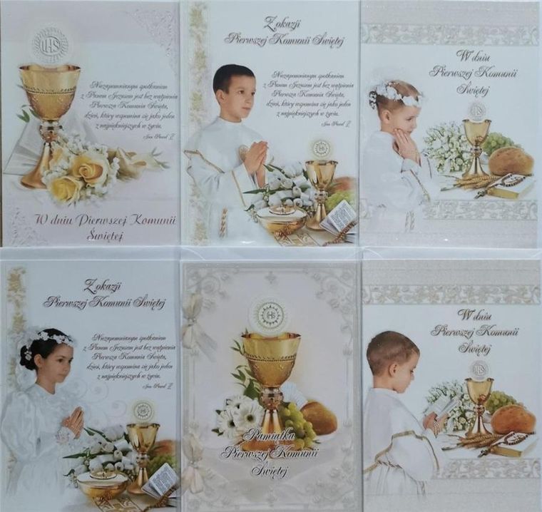 Panorama, karnet z kopertą B6, Komunia