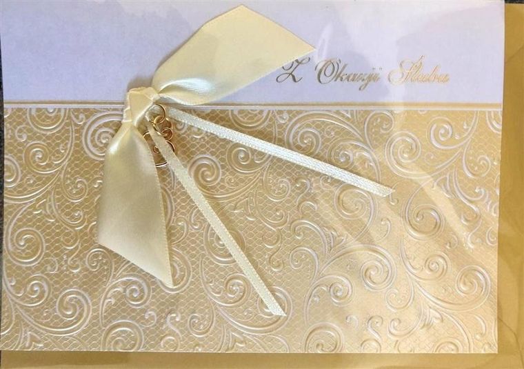 Panorama, karnet z kopertą B6, ślubny