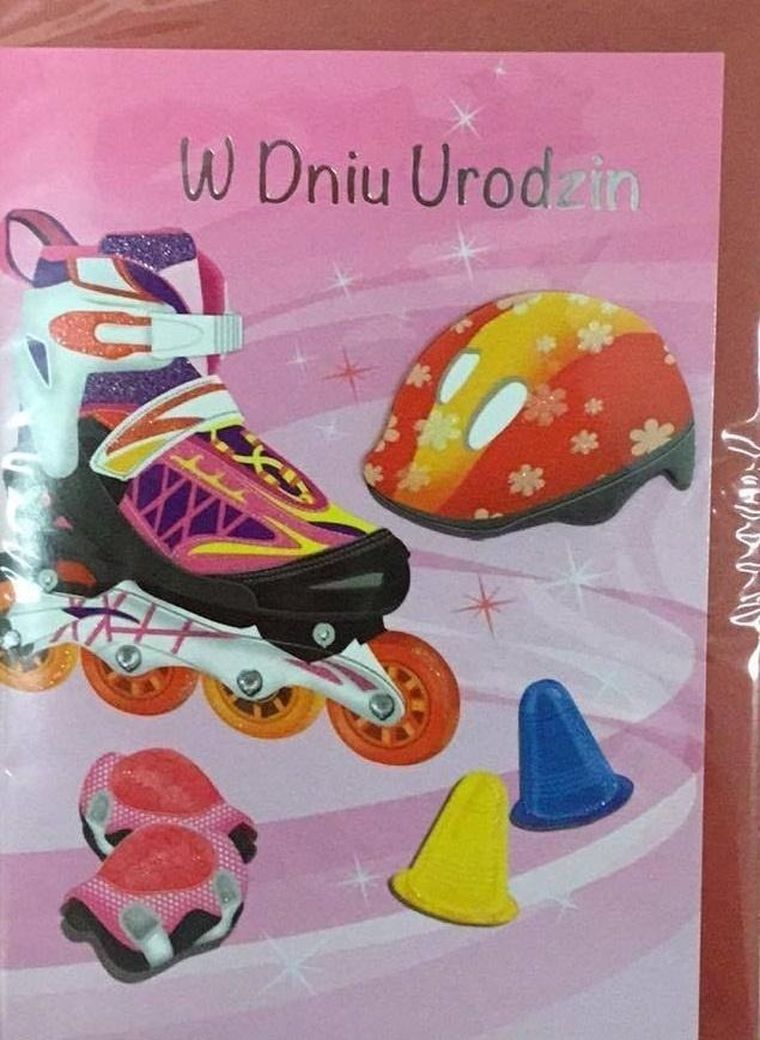 Panorama, karnet z kopertą B6, urodziny