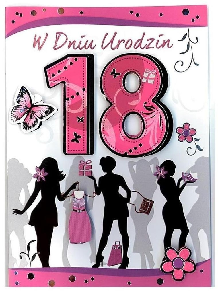 Panorama, karnet z kopertą, naklejany 3D, 18-stka