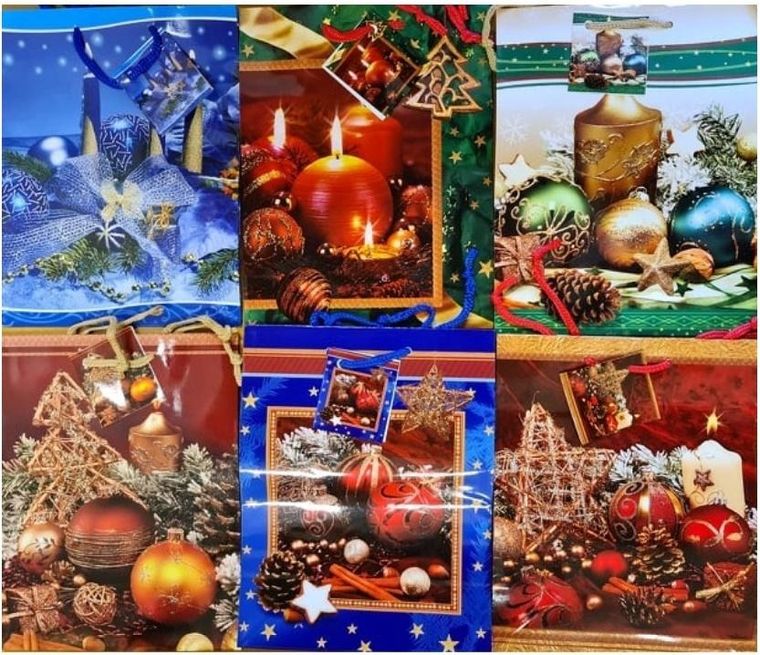 Panorama, torebka prezentowa, Boże Narodzenie