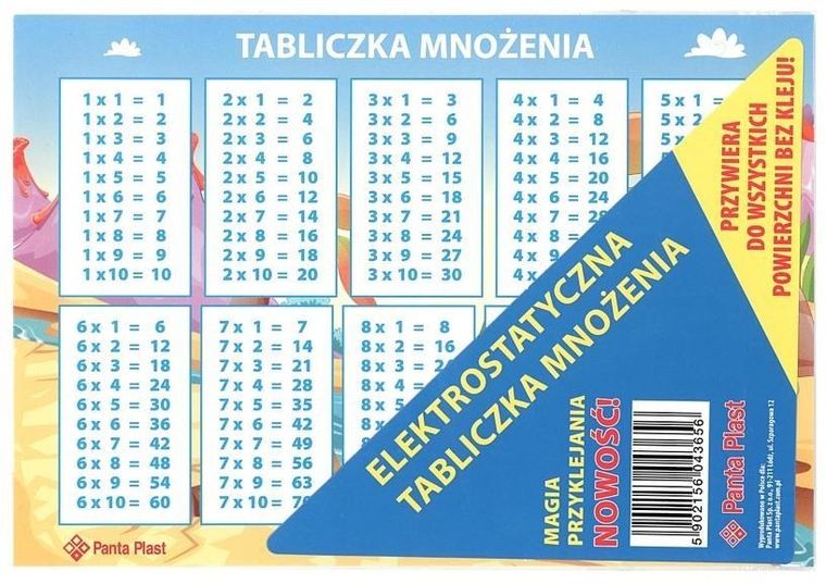 Panta Plast, elektrostatyczna tabliczka mnożenia