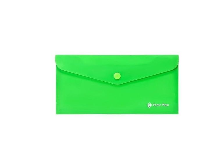 Panta Plast, koperta DL, neon zielona, 1 szt.