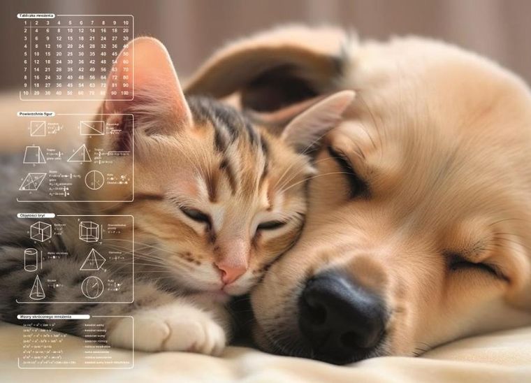 Panta Plast, mata na biurko z nadrukiem, friendship