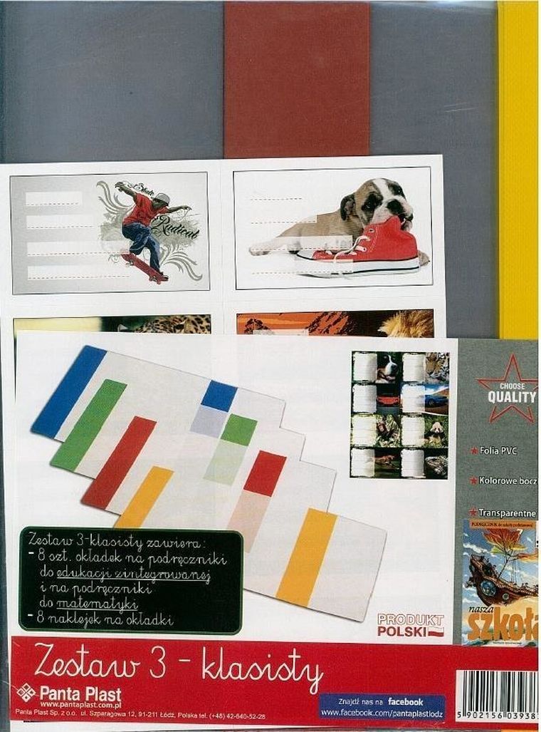 Panta Plast, okładki zestaw 3-klasisty