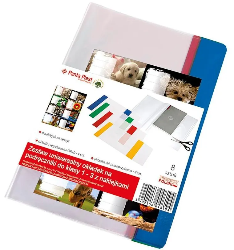 Panta Plast, zestaw okładek dla klas 1-3