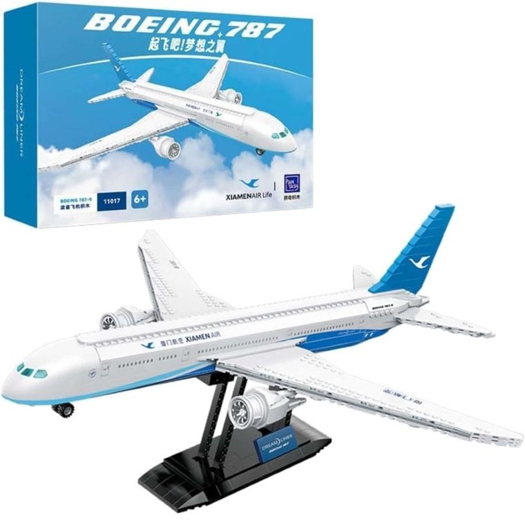 Pantasy, Boeing 787 Dreamliner, klocki konstrukcyjne, 55 cm, 744 elementy