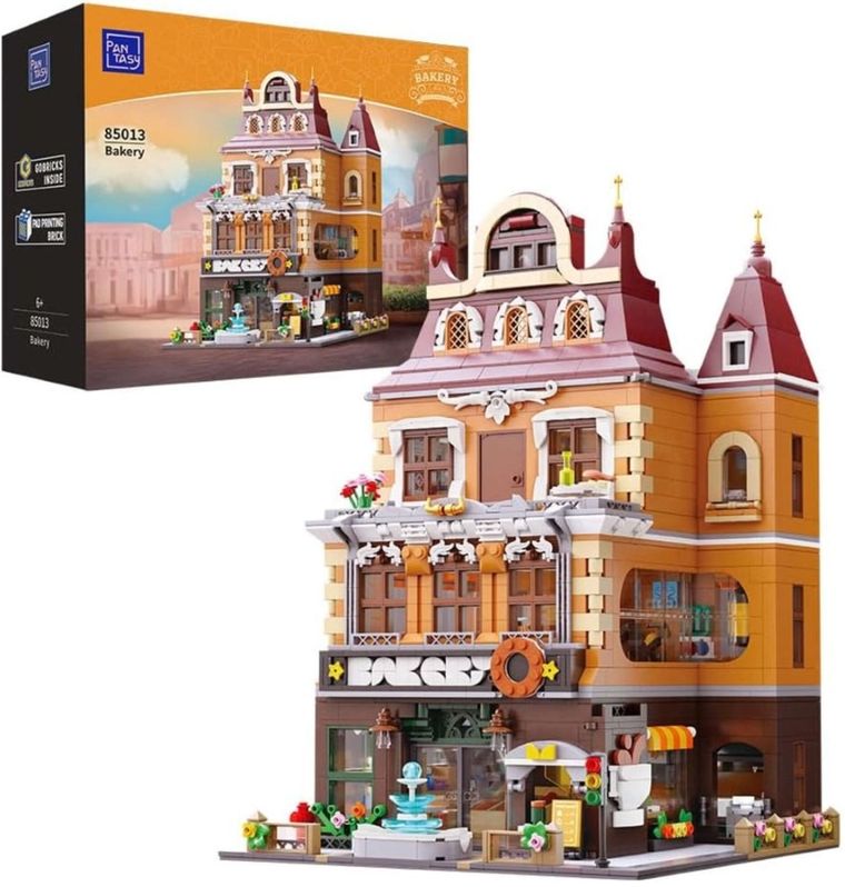 Pantasy, budynek piekarni, klocki konstrukcyjne, 2663 elementów