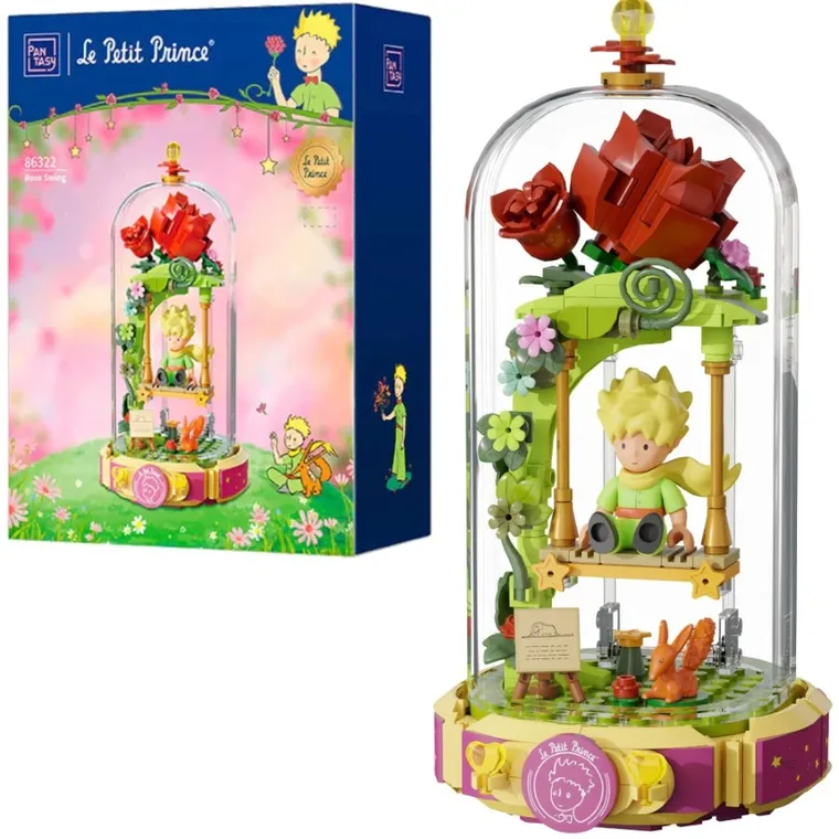 Pantasy, Mały Książę, Różana huśtawka, klocki konstrukcyjne, 234 elementy