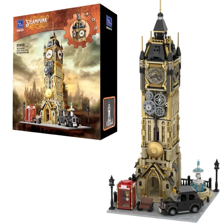 Pantasy, Steampunk, Big Ben, klocki konstrukcyjne, 2424 elementy