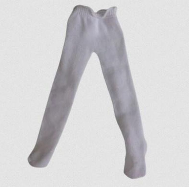 Paola Reina, rajstopy dla lalek, 32 cm, białe