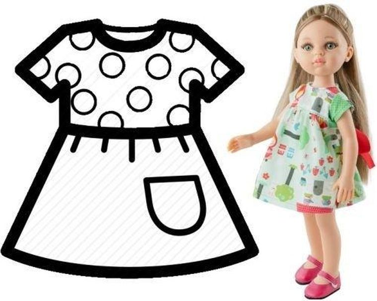 Paola Reina, ubranko dla lalek, 32 cm