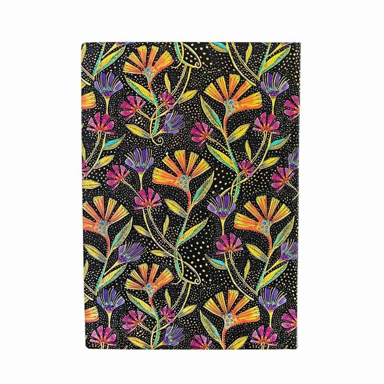 Paperblanks, notatnik, kropki, Wild Flowers Flexi, Midi, 1 szt.