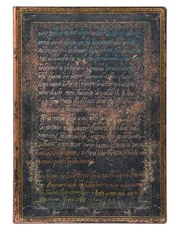 Paperblanks, notatnik, linia, Michelangelo Handwriting, Midi flexi, 1 szt.