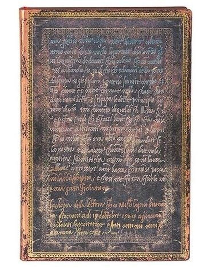 Paperblanks, notatnik, linia, Michelangelo Handwriting, Mini flexi, 1 szt.