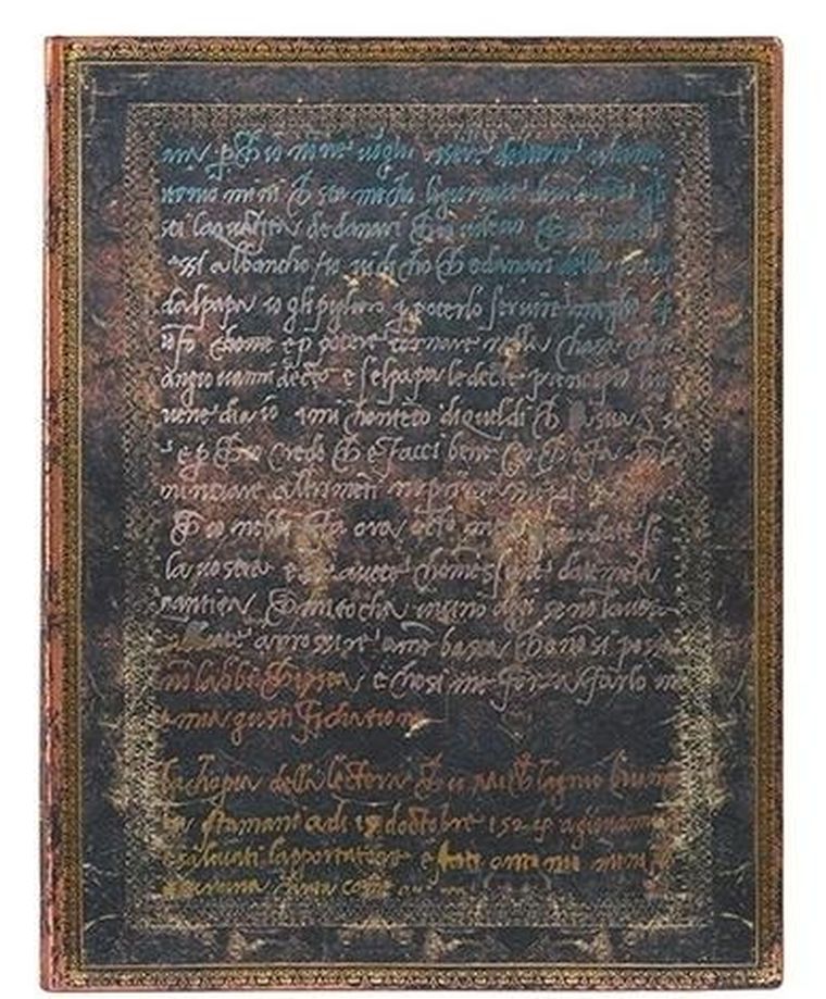 Paperblanks, notatnik, linia, Michelangelo Handwriting, Ultra flex, 1 szt.