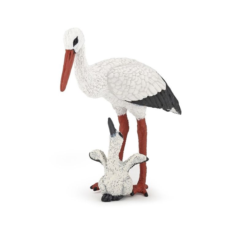 Papo, Bocian z młodym, figurka kolekcjonerska