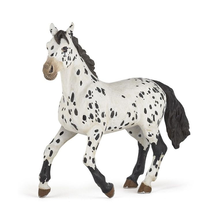 Papo, Czarny koń rasy appaloosa, figurka kolekcjonerska