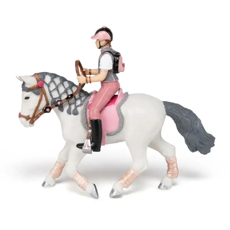 Papo, Jeździec dziewczyna stylowa, figurka