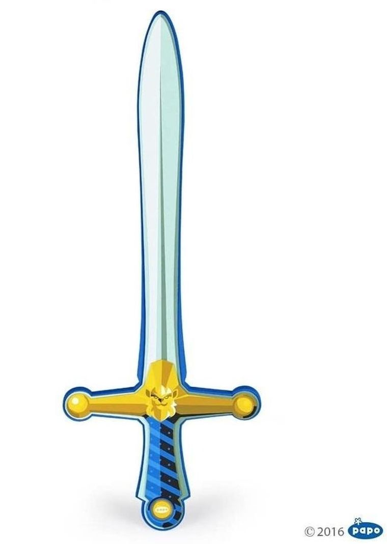 Papo, miecz rycerski z lwem