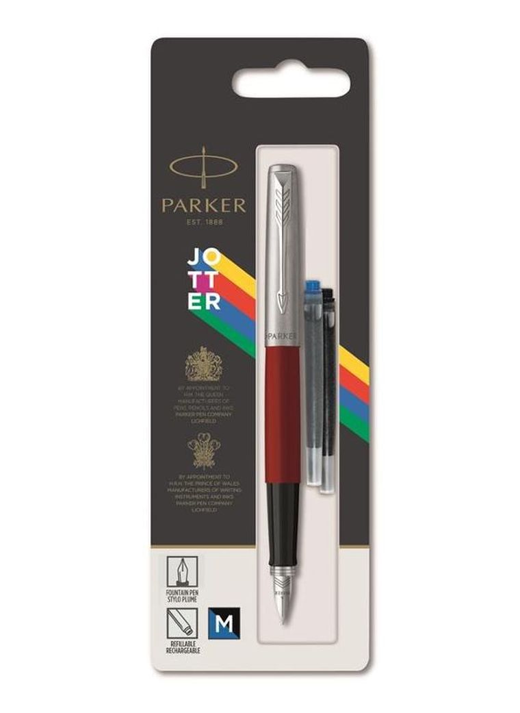 Parker, Jotter Originals, pióro wieczne, czerwone naboje