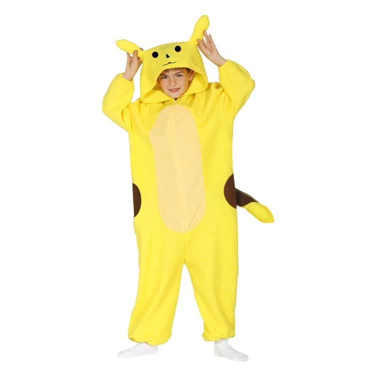 Party Tino, Pika, żółty stworek, strój onesie, rozmiar 110/116