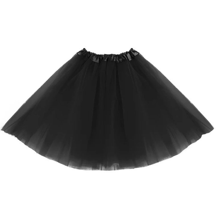 Party Tino, spódniczka tiulowa TuTu, czarna, 40 cm