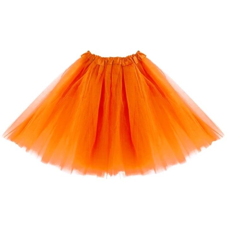Party Tino, spódniczka tiulowa TuTu, pomarańczowa, 40 cm