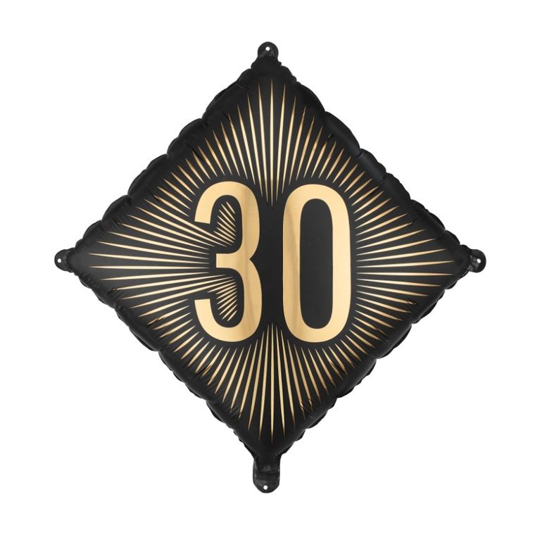 PartyDeco, balon foliowy, 30, 46-46 cm