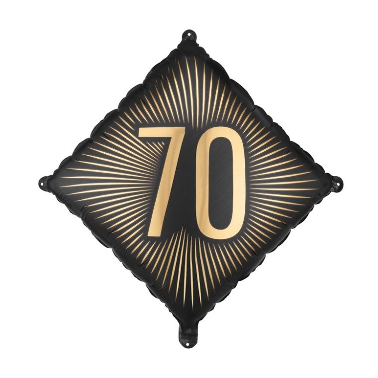 PartyDeco, balon foliowy, 70, 46-46 cm